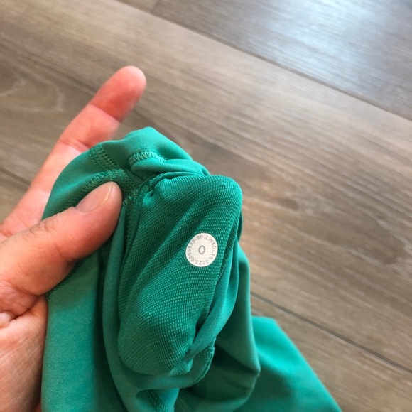 Lululemon Wunder Train High Rise Tight Leggings Blaze Maldives Green Size 0 - Picture 13 of 16